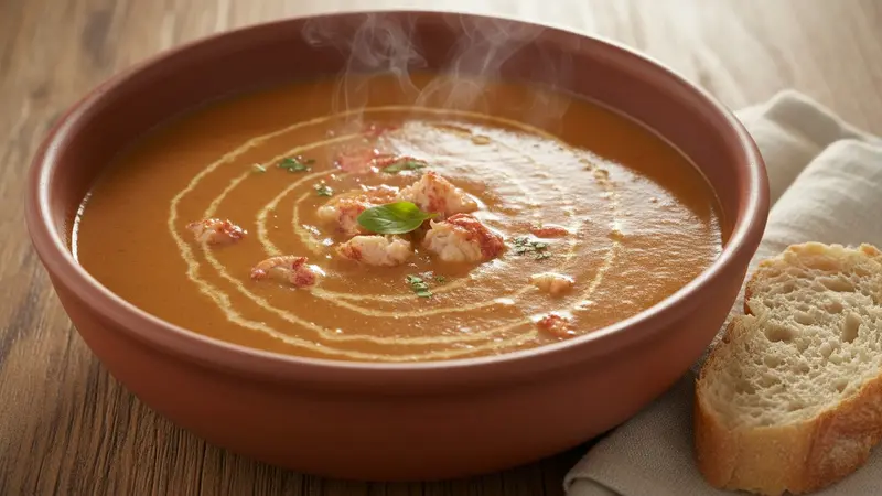 Classic Lobster Bisque with Sherry and Cream