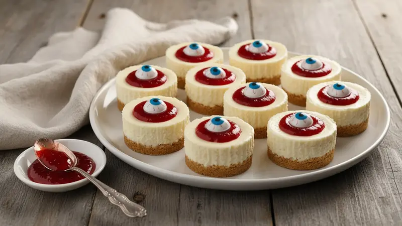 Eyeball Cheesecake Cups
