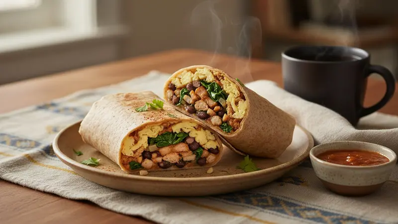 Make-Ahead Mexican Breakfast Burritos
